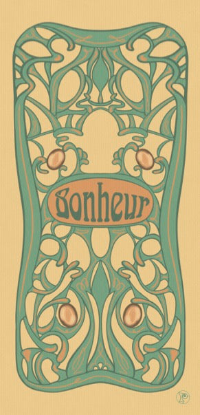 Carte de correspondance "Bonheur"