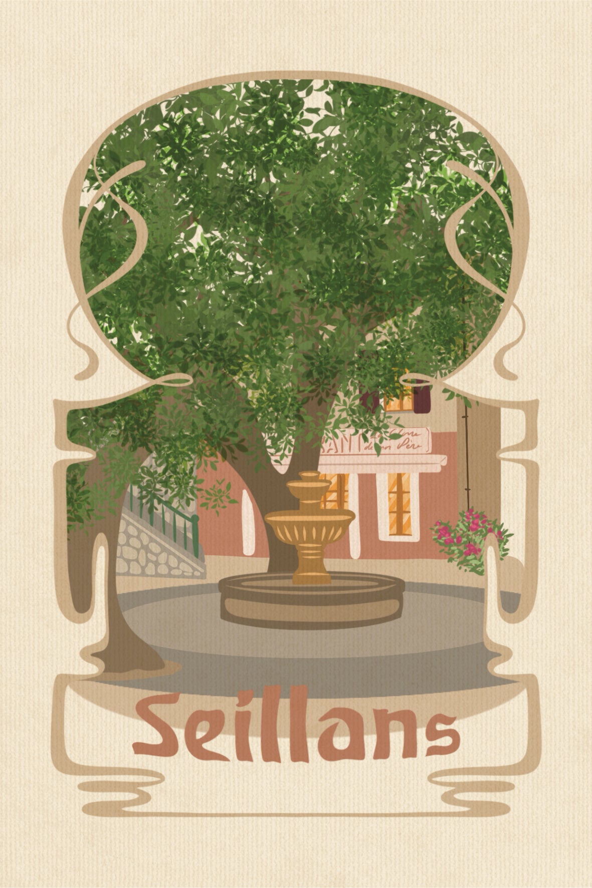 Carte-postale "Seillans"