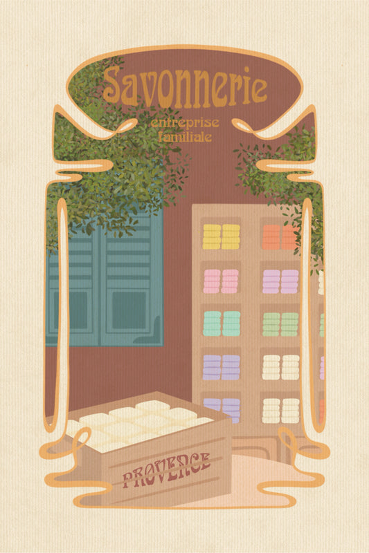 Carte-postale "Savonnerie"