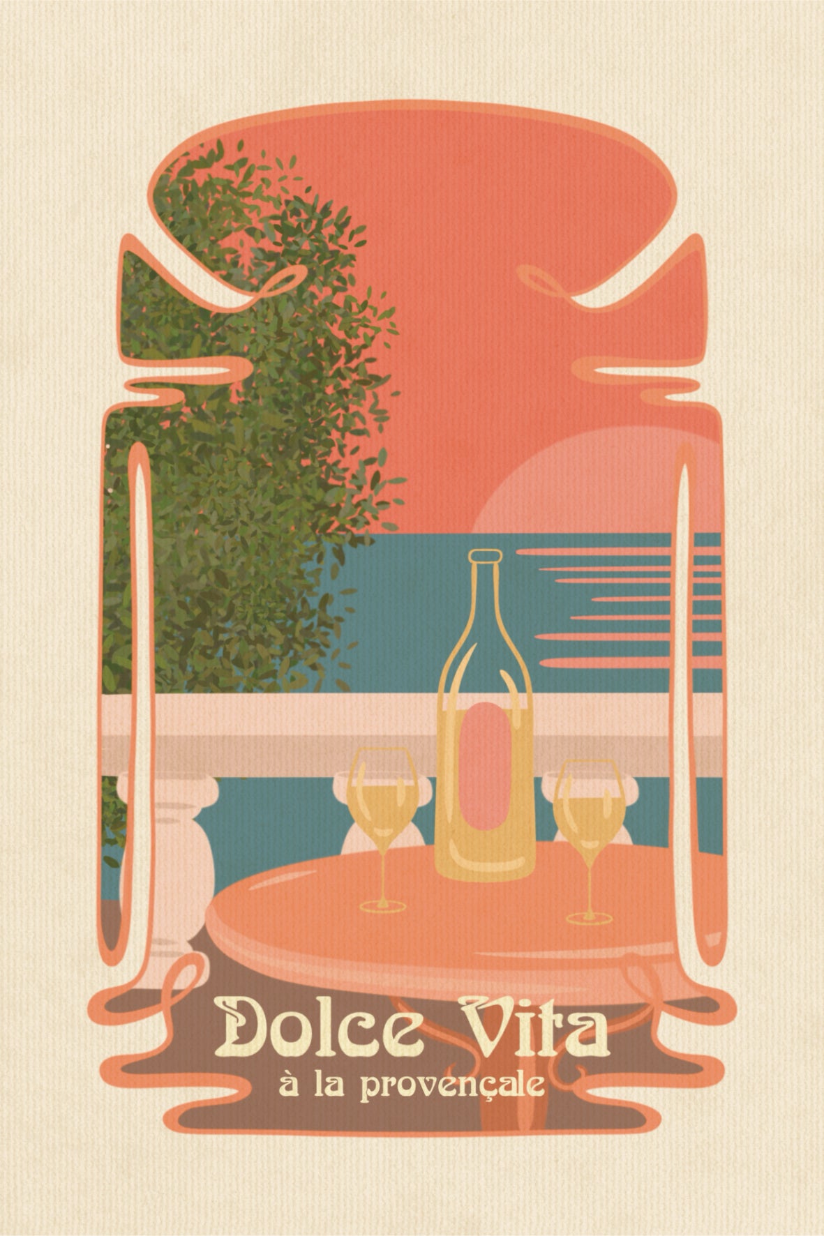 Carte-postale "Dolce Vita"