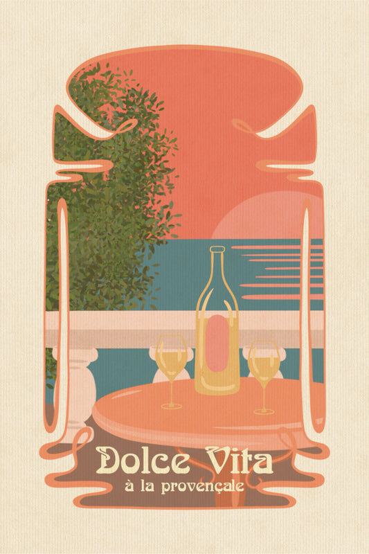 Carte-postale "Dolce Vita"