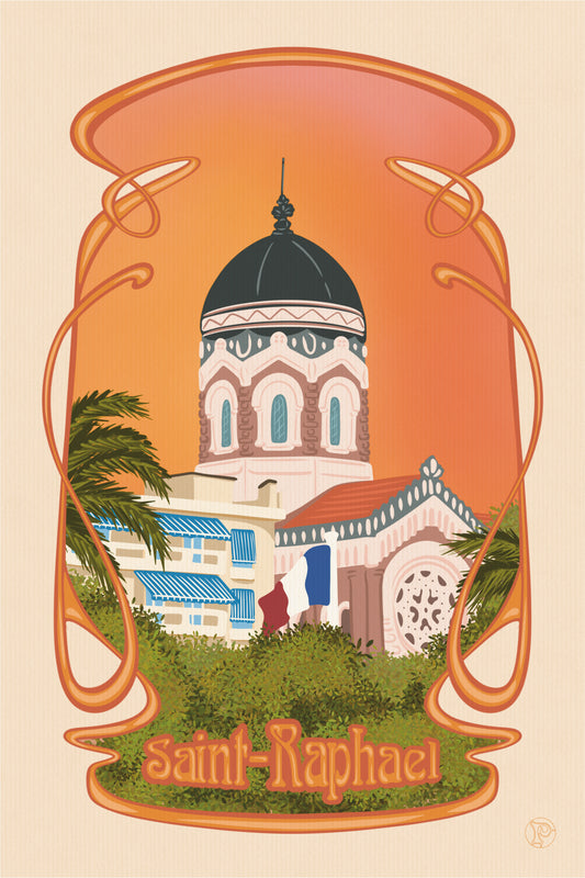 Carte illustrée Basilique Notre-Dame de la Victoire - Saint Raphaël
