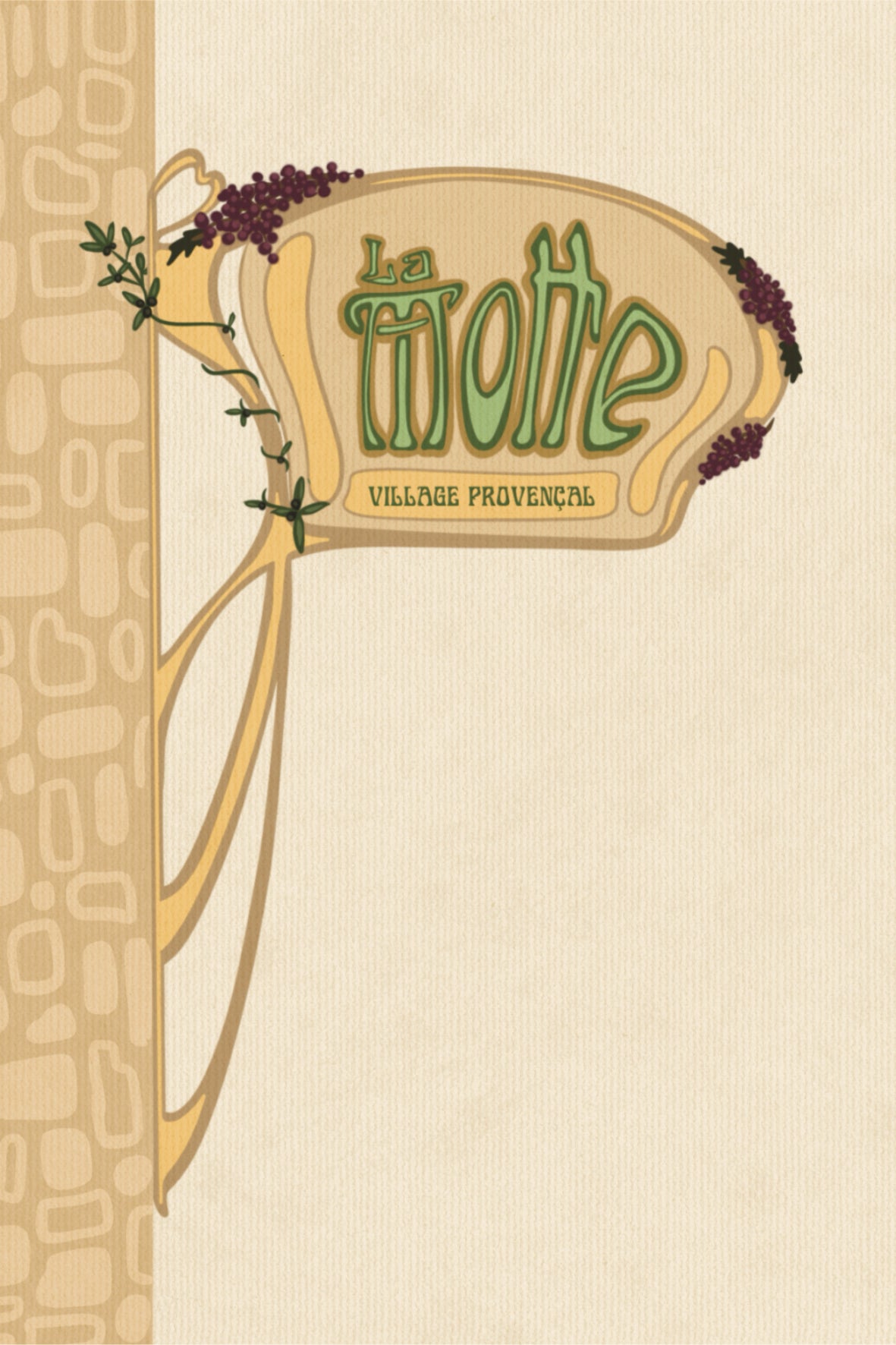Carte illustrée "La Motte"